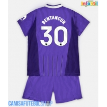 Camisa de time de futebol Tottenham Hotspur Rodrigo Bentancur #30 Replicas 3º Equipamento Infantil 2026-27 Manga Curta (+ Calças curtas)